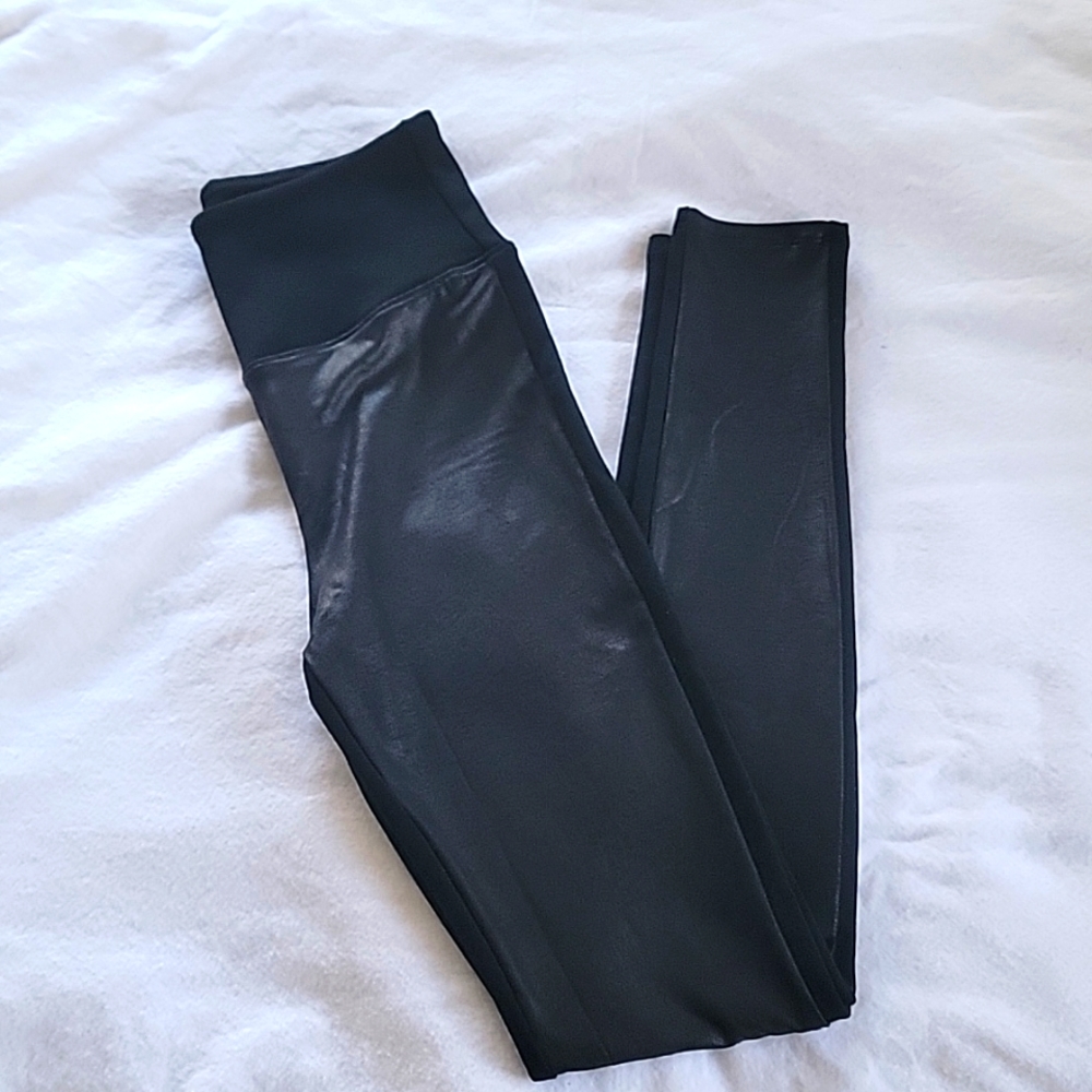 Spanx faux leather leggings. Never worn.